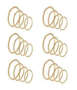 20G 316L Stainless Steel Nose Rings Hoop