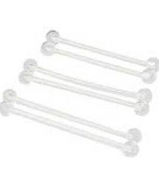Clear Styles Industrial Rings Straight Barbell Retainer