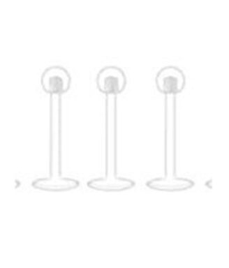 Clear Studded Nose Ring Retainer