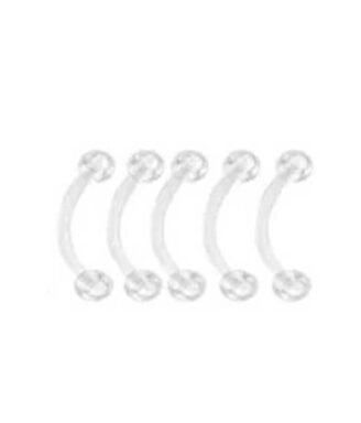 Clear Snake Eye Piercing