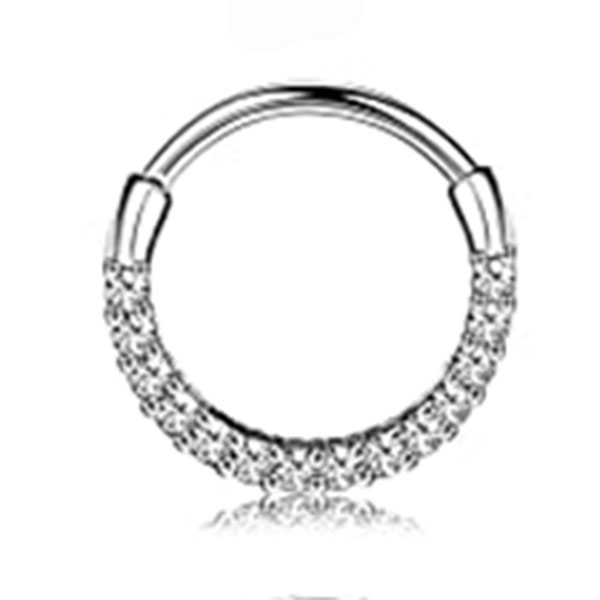 16G Stainless Steel Septum Piercing Hoop Nose Ring 8