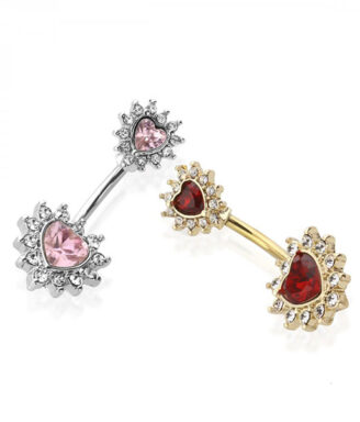 Double The Love Belly Ring