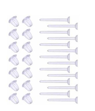 Clear Plastic Earring Retainer