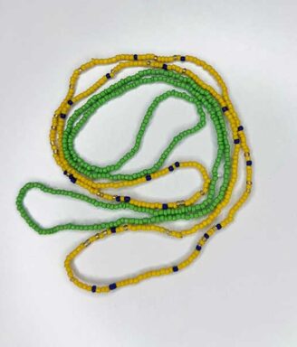 Cutesy Yellow-Green Waist Bead Set