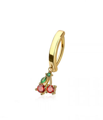 Cherry Clicker Belly Ring