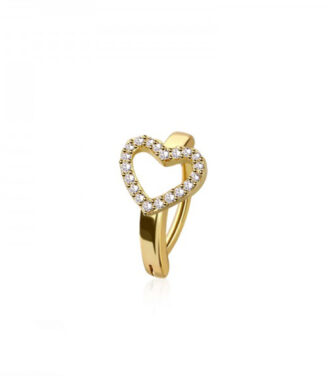 Heart Clicker Belly Ring