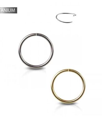 Titanium Bendable Hoops