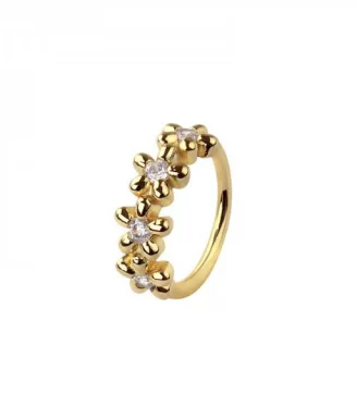 Flower Garden Nose Hoop