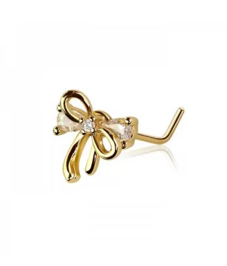 Ribbon Dazzle Nose Stud
