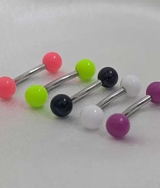 Fun Snake Eye Tongue Ring