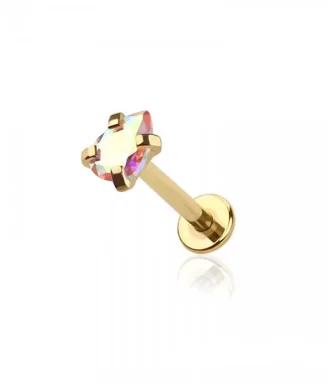 Dazzling Pear Shape Labret